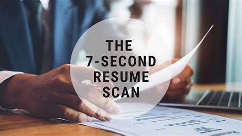 What is the 30 second rule for resume?